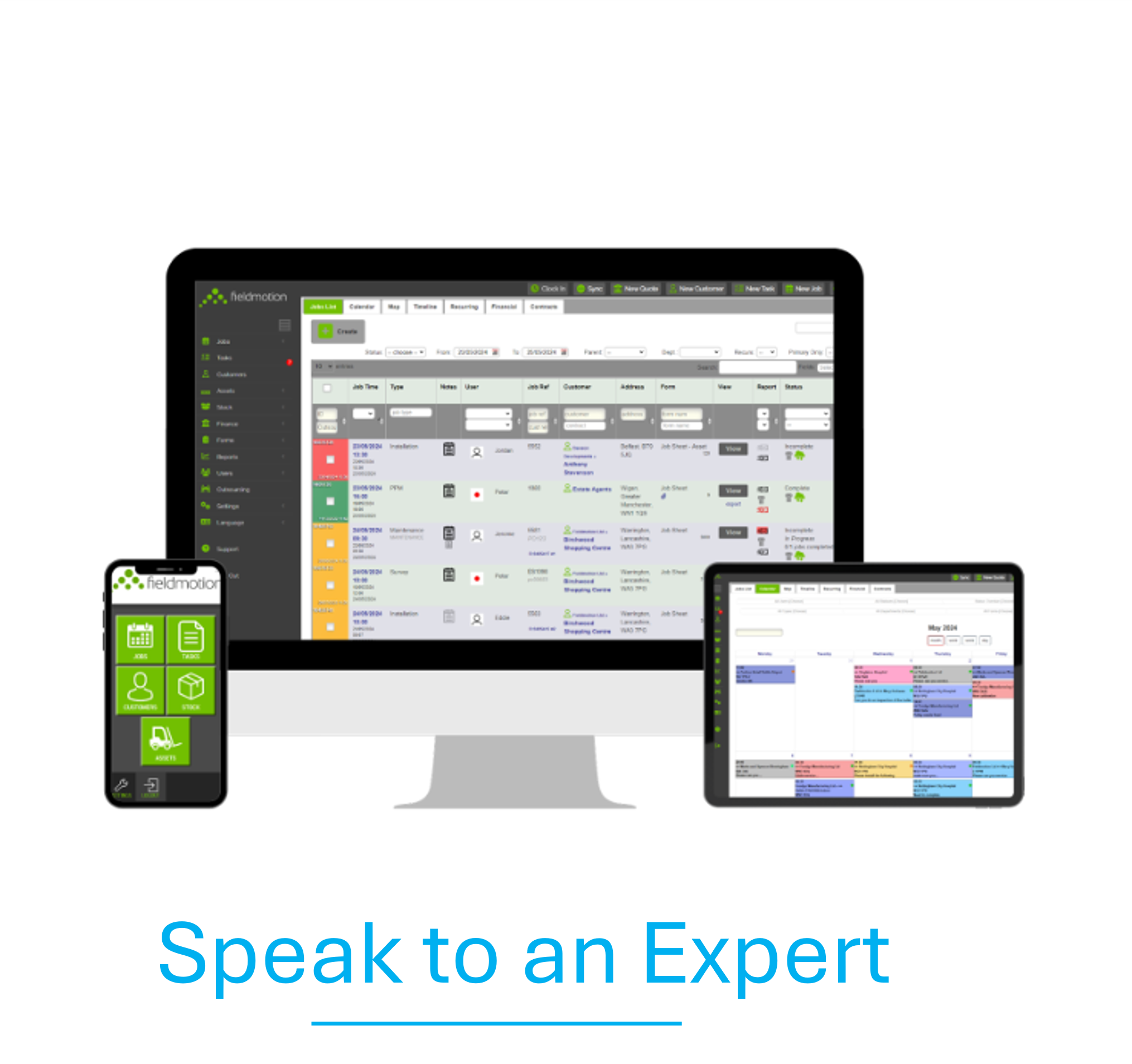 Fieldmotion Mobile Job Management Software - Telematics and Driver ...